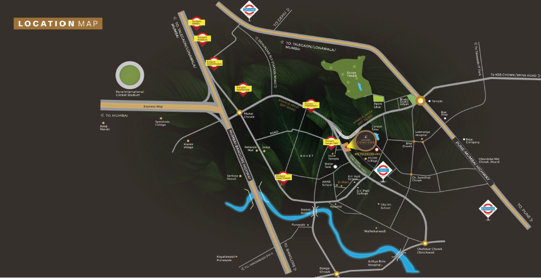 Sonigara Concord Location Map